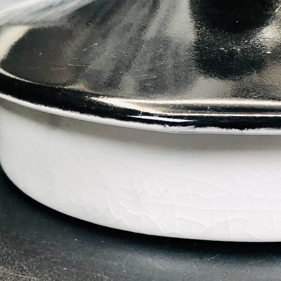 60s Grindley MANITOU Mod Black White Coffee Chocolate Pot Flower Power Ironstone - Picture 11 of 11